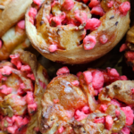 photo présentant des briochettes aux pralines roses